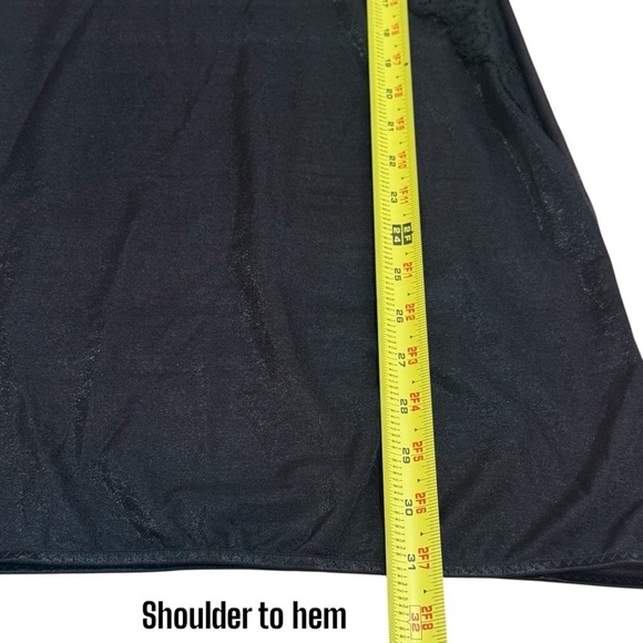 Natori Black Lace Goth Fairy Sheer Chemise Special Occasion Size S - Picture 9 of 9